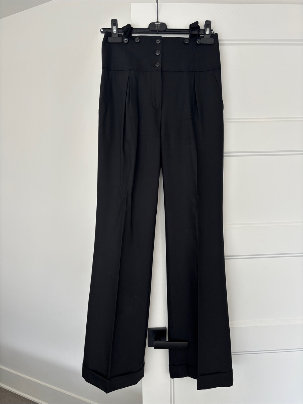 Super chic high waisted pants with suspenders (removable)